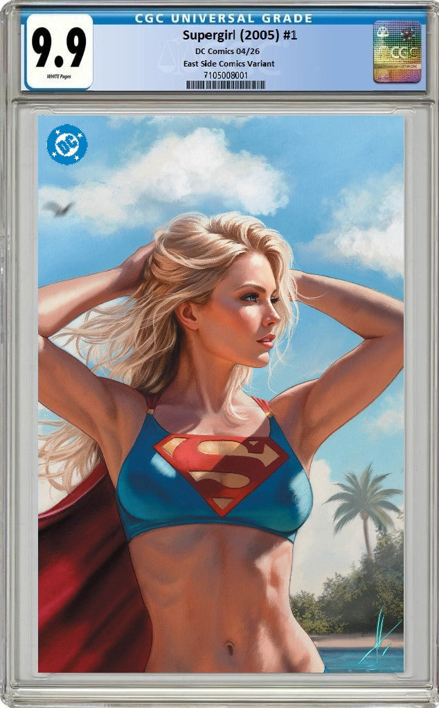 SUPERGIRL #1 (2005) CGC 9.9 Carla Cohen Zoomed In Virgin Variant