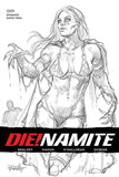 7 Ate 9 Comics Comic DIE!NAMITE #1 1:50 Lucio Parrillo B&W Red Sonja Variant
