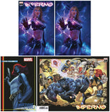 7 Ate 9 Comics Comic Virgin Variant Set + 1:25 & 1:50 Variants (4 Comics) INFERNO #1 Shannon Maer Variants - COVER OPTIONS