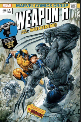 7 Ate 9 Comics Comic WEAPON H #1 Clayton Crain  Hulk #181 Homage  Trade Dress Variant