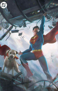 ACTION COMICS #1 (NEW 52) – SUPERMAN &amp; KRYPTO VARIANT BY TIAGO DA SILVA!