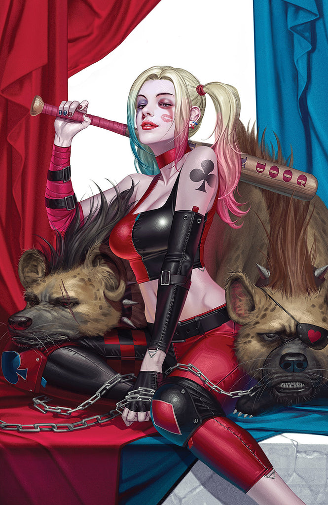 💀 HARLEY QUINN #39 INHYUK LEE FOIL VARIANT COVER - LTD TO ONY 800 WITH COA!