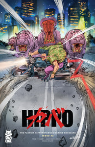 FLORIDA HIPPOPOTAMUS COCAINE MASSACRE #2  REDCODE AKIRA BIKE SLIDE HOMAGE VARIANTS