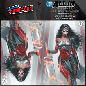 DC ALL IN SPECIAL #1 NYCC NATALI SANDERS WRAPAROUND FLIP VARIANT LIMITED TO ONLY 750 COPIES WORLDWIDE