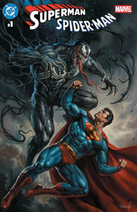 SUPERMAN / SPIDERMAN #1 – LUCIO PARRILLO VARIANT COVER  LIMITED TO ONLY 800 COPIES WORLDWIDE