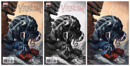 VENOM #4 Gabriele Dell’Otto Colour, B&W and Virgin Variant Set - 7 Ate 9 Comics