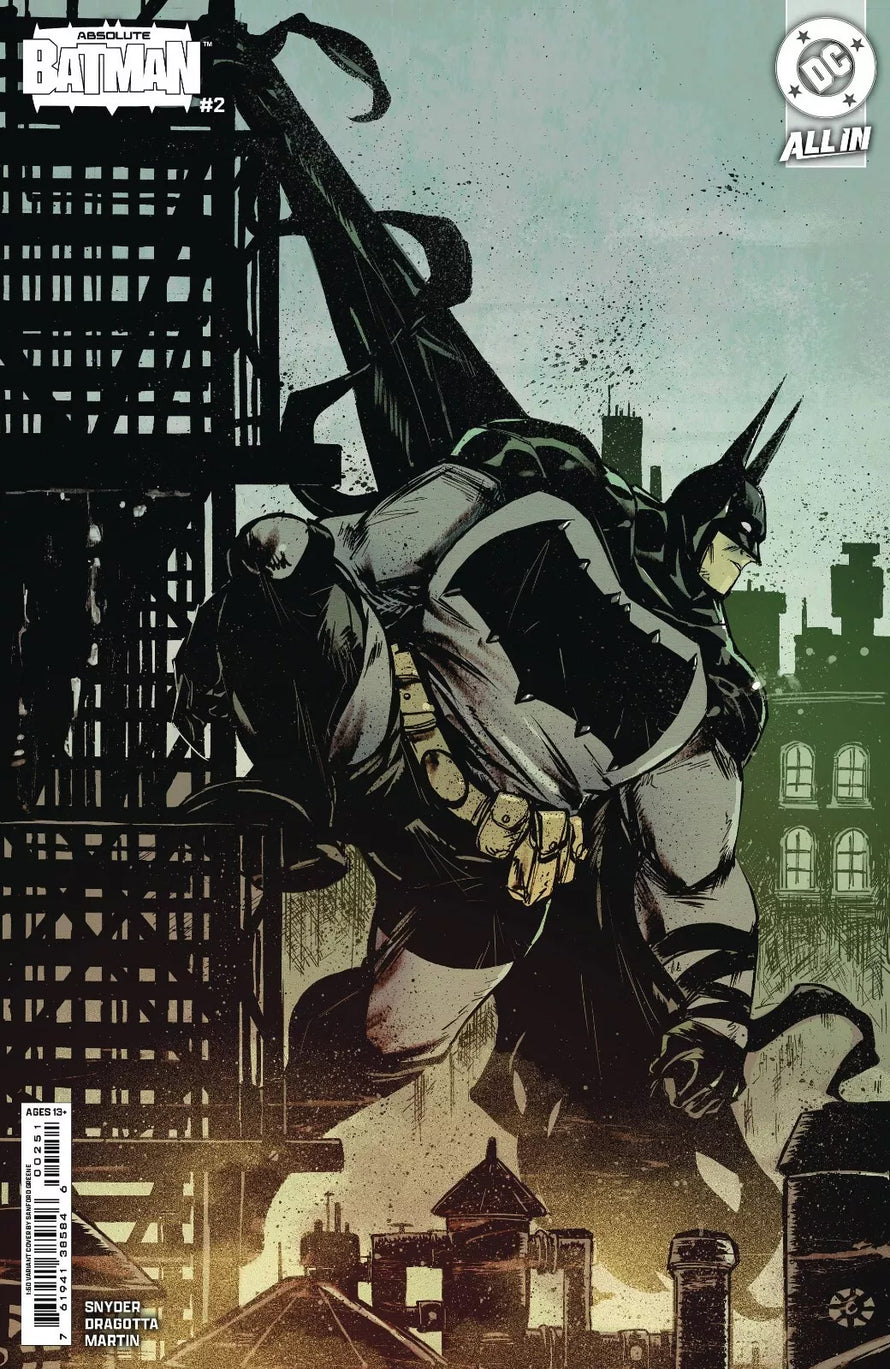 ABSOLUTE BATMAN #19 Mike Mayhew Studio Variant Cover C Green Foil SIGNED with COA main image 1
