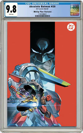ABSOLUTE BATMAN #20 CGC 9.8 Philip Tan Virgin Variant Cover LTD To ONLY 800 - 7 Ate 9 Comics