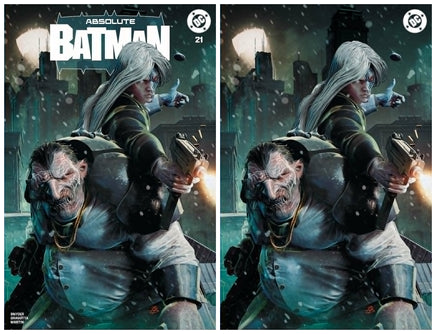 ABSOLUTE BATMAN #21 Bjorn Barends Virgin Variant Cover Set LTD To ONLY 750 Sets - 7 Ate 9 Comics
