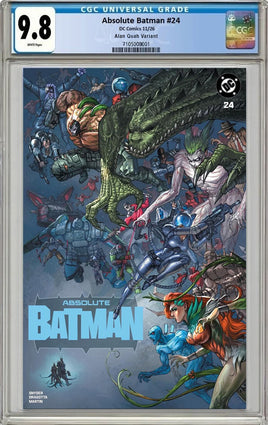 ABSOLUTE BATMAN #24 CGC 9.8 Alan Quah Variant Cover LTD To ONLY 800