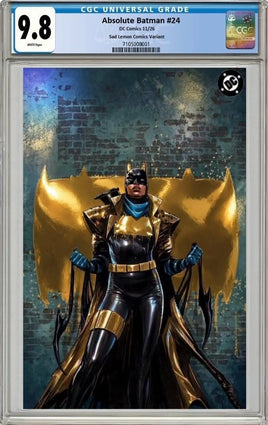 ABSOLUTE BATMAN #24 CGC 9.8 Rafa Sandoval Foil Variant Cover LTD To ONLY 800
