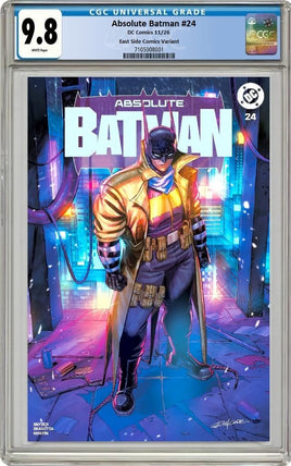 ABSOLUTE BATMAN #24 CGC 9.8 Redcode Variant Cover LTD To ONLY 800
