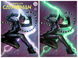 ABSOLUTE CATWOMAN #1 Stjepan Sejic TRADE / GLOW IN THE DARK Virgin Variant Cover Set LTD To ONLY 800 Sets - 7 Ate 9 Comics