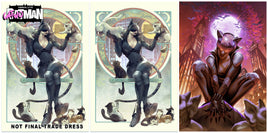 ABSOLUTE CATWOMAN #1 Ivan Tao Trade / Virgin FOIL Variant Cover Set + 1:25 Variant Cover - 7 Ate 9 Comics