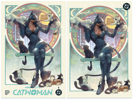 ABSOLUTE CATWOMAN #1 Ivan Tao Trade / Virgin FOIL Variant Cover Set LTD To ONLY 800 Sets - 7 Ate 9 Comics