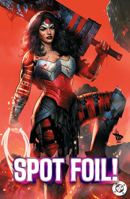 ABSOLUTE WONDER WOMAN #20 FAN EXPO Dave Wilkins SPOT FOIL Virgin Variant Cover LTD To ONLY 1000