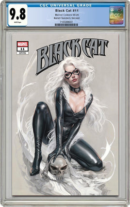 BLACK CAT #11 CGC 9.8 Natali Sanders Variant Cover Limited To ONLY 1500 Worldwide - 7 Ate 9 Comics