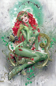 POISON IVY #21 C2E2 Natali Sanders FOIL Variant Cover LTD To ONLY 400 WIth COA
