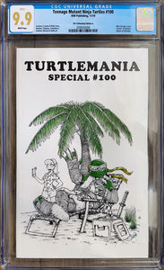 TURTLEMANIA SPECIAL #100 CGC 9.9 LTD To ONLY 400