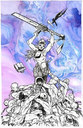 CHAINKATA #1  1:100 Daniel Warren Johnson Raw Art Variant Cover
