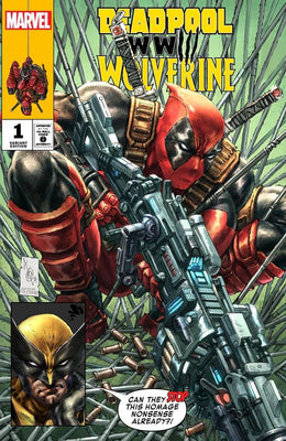 DEADPOOL WOLVERINE WWIII #1 Alan Quah Homage Variant Cover LTD To ONLY 600 With COA
