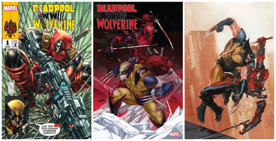 DEADPOOL WOLVERINE WWIII #1 Alan Quah Homage Variant Cover LTD To ONLY 600 + 1:25 & 1:100 Ratio Variants