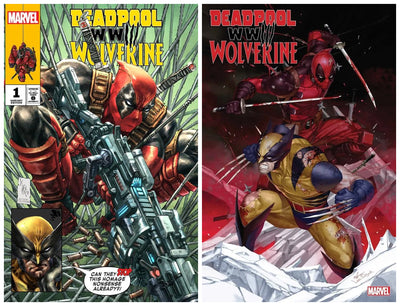 DEADPOOL WOLVERINE WWIII #1 Alan Quah Homage Variant Cover LTD To ONLY 600 + 1:25 Ratio Variant