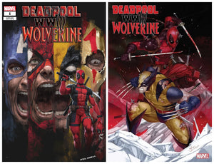 DEADPOOL WOLVERINE WWIII #1 Skan Srisuwan Homage Variant Cover LTD To ONLY 600 + 1:25 Ratio Variant