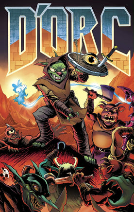 D'ORC #5 Jason Flowers DOOM Homage Variant LTD To ONLY 400 - 7 Ate 9 Comics