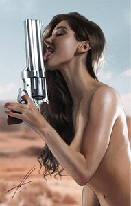 GUN HONEY: COLLISION COURSE #2 Carla Cohen FOIL Virgin Variant Cover LTD To ONLY 400 With COA