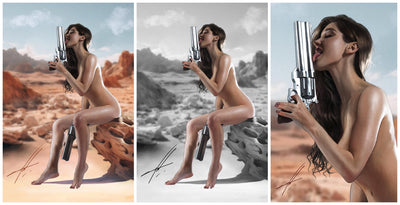 GUN HONEY: COLLISION COURSE #2 Carla Cohen Virgin Variant Set + Foil Variant Cover