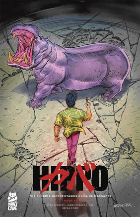 FLORIDA HIPPOPOTAMUS COCAINE MASSACRE #1 Redcode AKIRA Homage Variant LTD To ONLY 350 Worldwide - 7 Ate 9 Comics