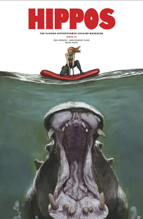 FLORIDA HIPPOPOTAMUS COCAINE MASSACRE #1 Skan Srisuwan JAWS Homage Variant LTD To ONLY 400 Worldwide - 7 Ate 9 Comics