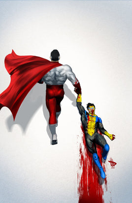 INVINCIBLE #1 (Facsimile Edition) MEGACON Dave Wilkins MATT FOIL Virgin Variant Cover LTD To ONLY 1500 Worldwide - 7 Ate 9 Comics