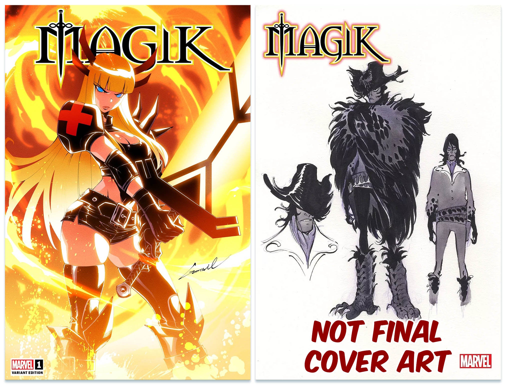 MAGIK #1 Godtail Variant Cover LTD + 1:10 Variant Cover | 7 Ate 9 Comics