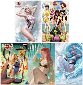 MARVEL SWIMSUIT SPECIAL #1 Natali Sanders Variant Cover + 1:25, 1:50, 1:100 & 1:200 Variants