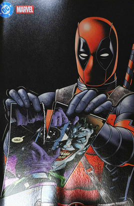 BATMAN / DEADPOOL #1 MEGACON 2026 Brian Bolland "KILLING JOKE" Tribute FOIL Virgin Variant Cover LTD To ONLY 800 - 7 Ate 9 Comics