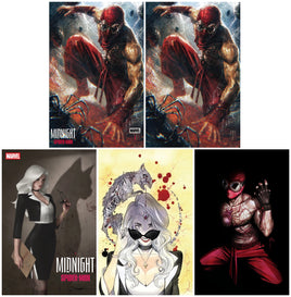 MIDNIGHT SPIDER-MAN #1 Marco Mastrazzo Variant Cover Set Ltd To 800 + 1:25, 1:50  & 1:100 Variant Covers