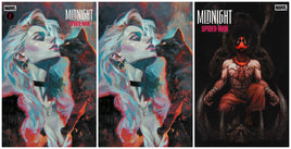 MIDNIGHT SPIDER-MAN #2 Marco Mastrazzo Virgin Variant Cover Set LTD To ONLY 800 + 1:25 Variant Cover