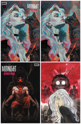 MIDNIGHT SPIDER-MAN #2 Marco Mastrazzo Virgin Variant Cover Set LTD To ONLY 800 + 1:25 & 1:50 Variant Covers