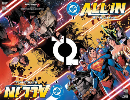 DC ALL IN SPECIAL #1 NYCC GOLD FOIL Variant Cover LTD To ONLY 450 - 7 Ate 9 Comics
