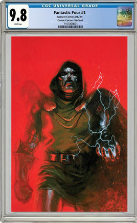 FANTASTIC FOUR #1 CGC 9.8 NYCC 2025 Gabriele Dell'Otto Virgin Variant Cover Limited To 800