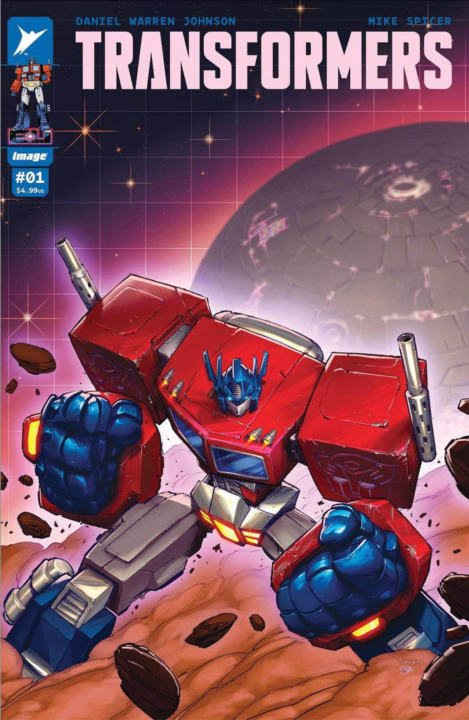 TRANSFORMERS #1 NYCC 2023 Mike Bowden Variant LTD To 500