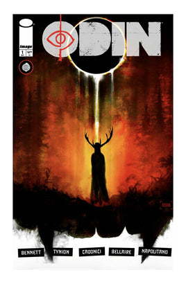 ODIN #1  Variant CoverbLTD To ONLY 500 - 7 Ate 9 Comics