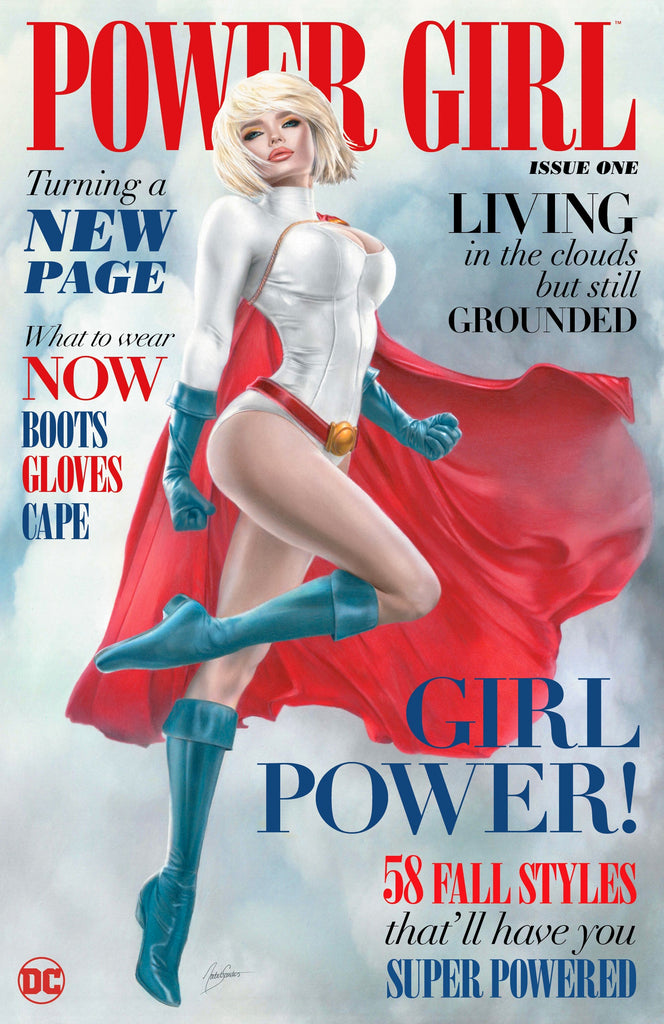 POWER GIRL #1 Natali Sanders Variant Cover LTD To ONLY 800 With COA