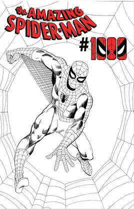 THE AMAZING SPIDER-MAN #1000 1:50 Steve Ditko B&W Variant Cover