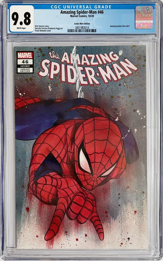 THE AMAZING SPIDER-MAN #46 CGC 9.8 Peach Momoko Variant Cover| 7