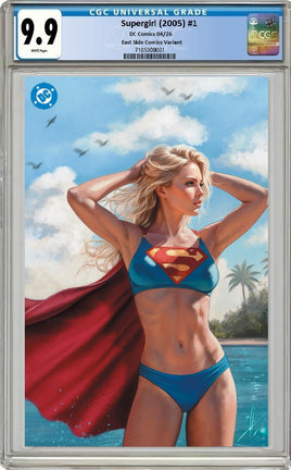 SUPERGIRL #1 (2005) CGC 9.9 Carla Cohen Full Body Virgin Variant Cover LTD To ONLY 800