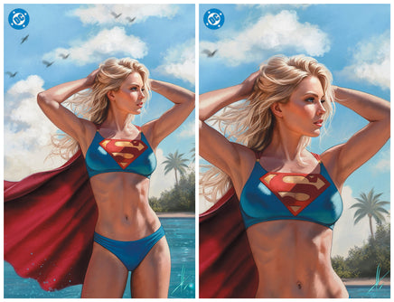 SUPERGIRL #1 (2005) Carla Cohen Virgin Variant Cover Set LTD To ONLY 800 Sets - 7 Ate 9 Comics