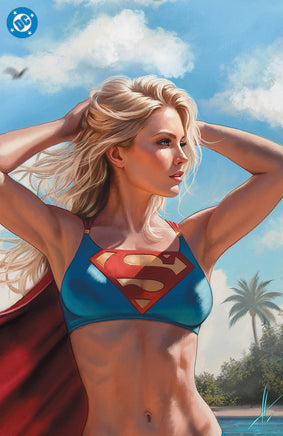 SUPERGIRL #1 (2005) Carla Cohen Zoomed In Virgin Variant Cover LTD To ONLY 1000 - 7 Ate 9 Comics